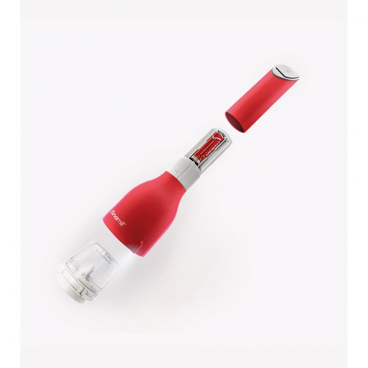 Produktbild FinaMill One sangria mit zwei FinaPod Pro Plus Batteriebetrieben (Salz)
