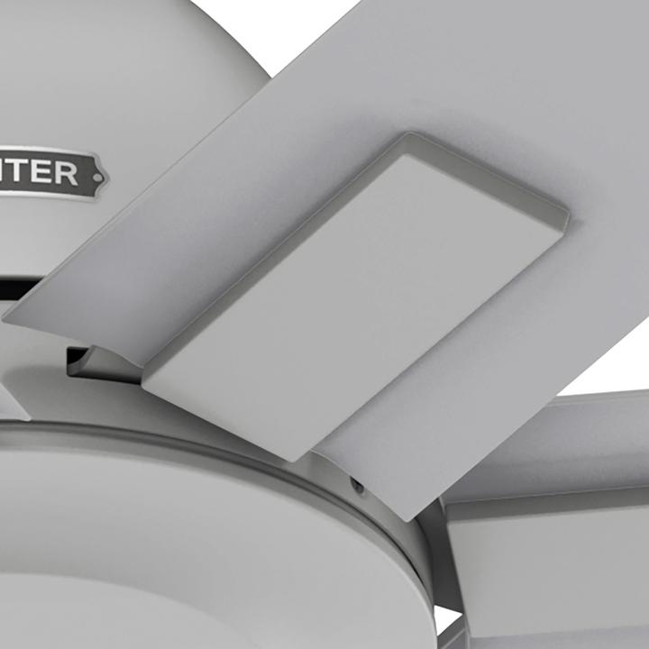 Produktbild Hunter Fans DC Deckenventilator Sahira Grau mit Fernbedienung (42 dB)