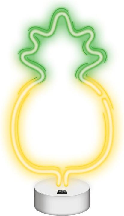 Forever Light Neon LED su supporto PINEAPPLE giallo verde NNE05 Neolia