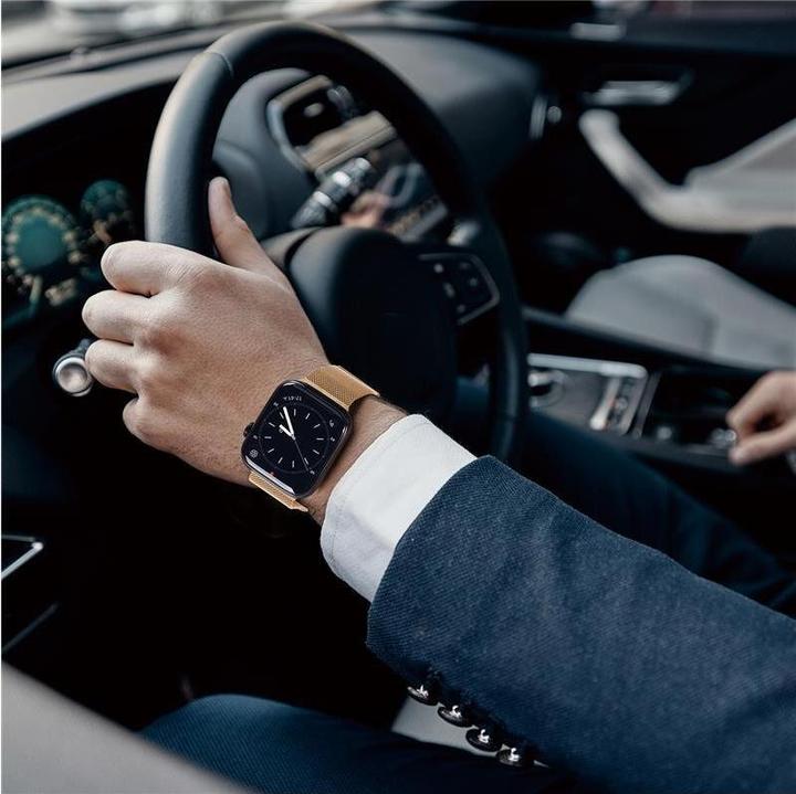 Actual product image Dux Ducis Milanese Pro Armband (41 mm, 38 mm, 40 mm, Stainless steel)