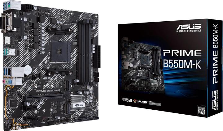 Produktbild ASUS PRIME B550M-K (AM4, AMD B550, mATX)