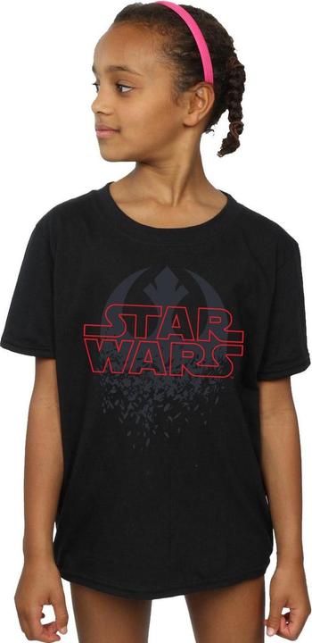Produktbild Star Wars The Last Jedi Shattered Emblem TShirt Mädchen (140, 146)