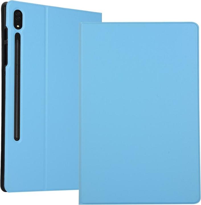 Cover-Discount Galaxy Tab S8 Ultra - Étui Smart Tri-fold bleu clair (Galaxy Tab S8 Ultra)