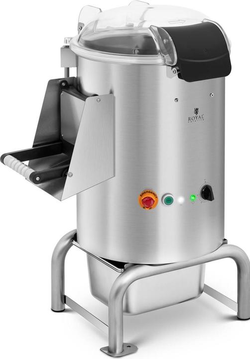 Royal Catering Kartoffelschälmaschine Kartoffelschäler elektrisch Gastro Schälmaschine 750 W (750 W)
