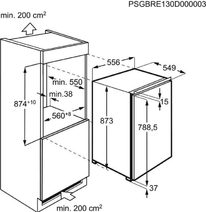Image du produit AEG SFS888E1AF (118 l)