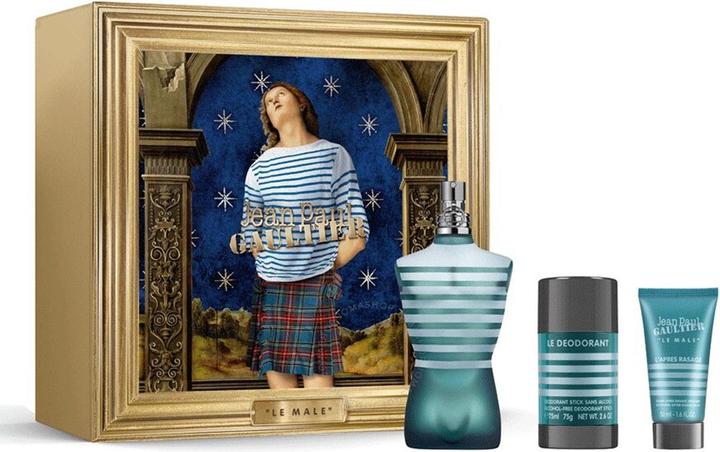 Produktbild Gaultier J.P. LE MALE EDT 125ML+A/S BALM 50ML+DEO STICK 75ML. 3PCS SET (Eau de Toilette, 125 ml)