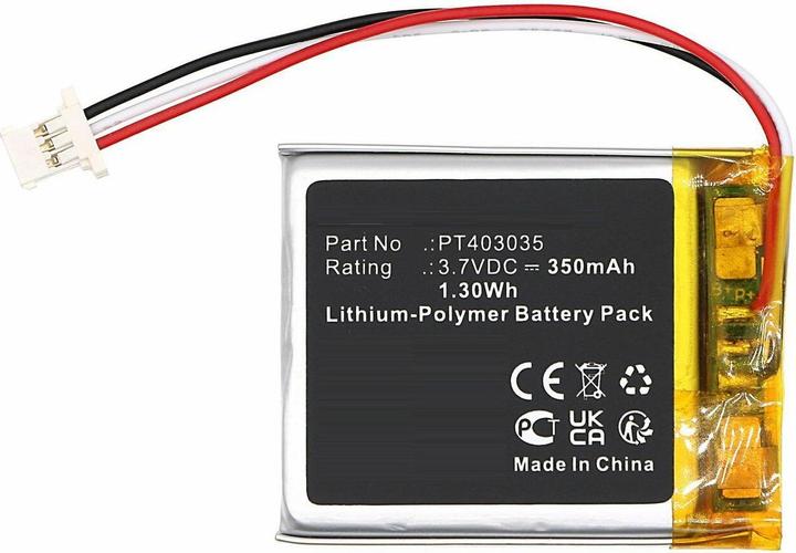 Image du produit CoreParts Batterie 3.7V 350mAh 1.30Wh (1 pcs, 350 mAh)