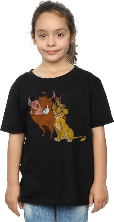 Image du produit Disney - T-shirt THE LION KING CLASSIC SIMBA, TIMON AND PUMBAA - Fille (152, 158)