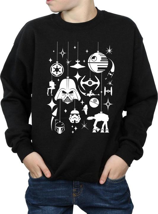 Actual product image Star Wars Boys Christmas Decorations Sweatshirt (140, 146)