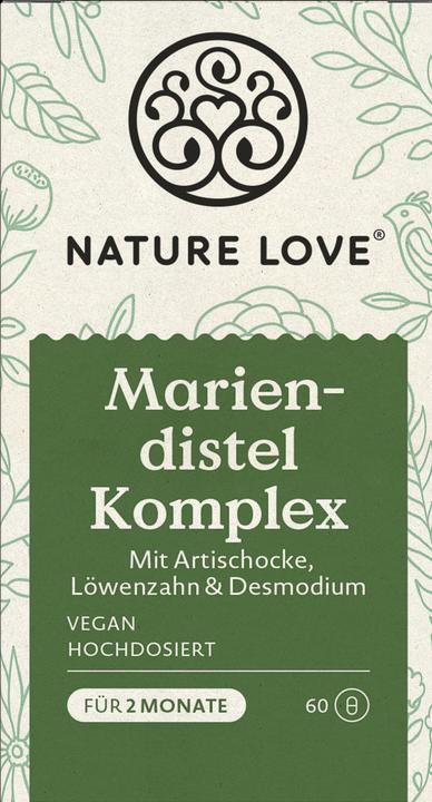 Produktbild Nature Love Mariendistel Komplex (60 Stück, Kapseln, 40 g)