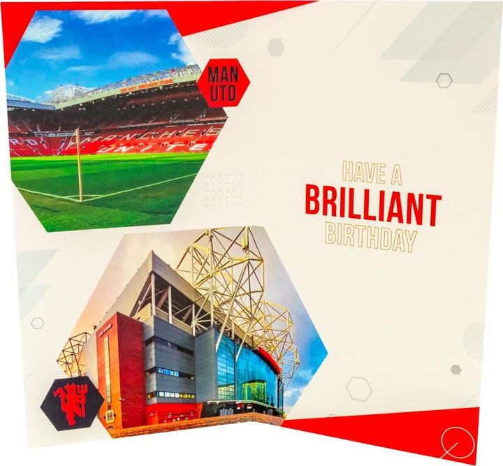 Actual product image Manchester United FC Personalised Birthday Card (1 pcs.)