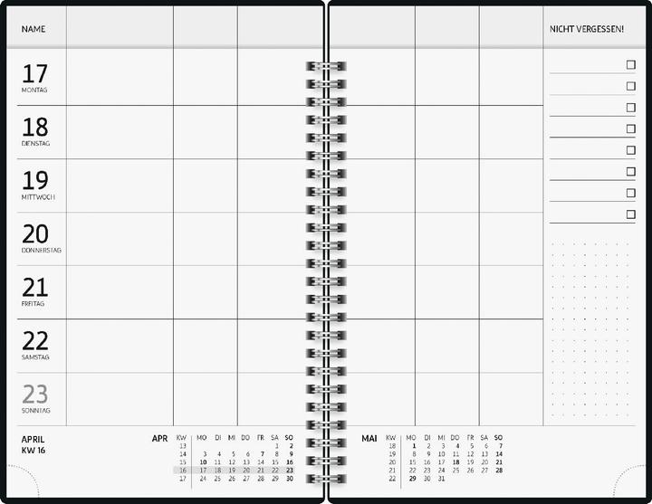 Image du produit Calendrier en forme de livre Planificateur familial (A5, Allemand)