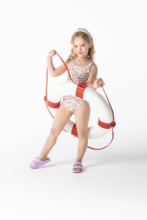 Produktbild Swim Essentials Badeanzug Mädchen 86/92 Kaki Leopard (92)