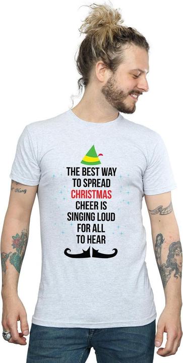 Produktbild Elf Christmas Cheer Text TShirt (XL)