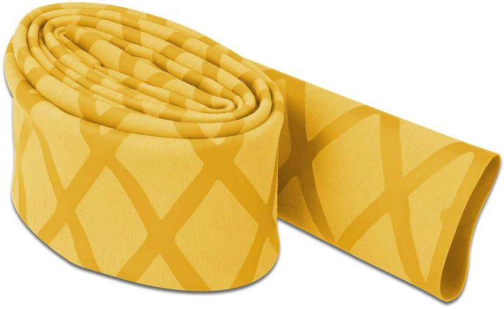 Actual product image Delock Heat shrink tubing X-pattern non-slip 1 m x 20 mm yellow (1 x)