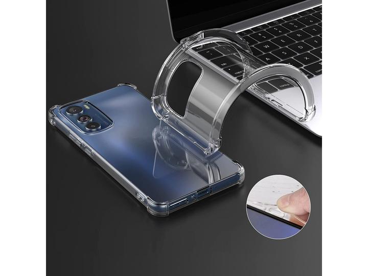 Actual product image Screenguard Motorola Edge 30 Pro Case Crystal Soft Airbag Bumper (Motorola Edge 30)