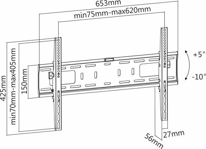Actual product image Reflecta PLANO Flat 70-6040T (Wall, 70", 50 kg)
