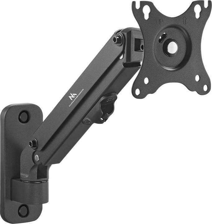 Productafbeelding Maclean Monitor muurbeugel 17-27" 7kg max gasveer MC-458 (Muur, 27.01")
