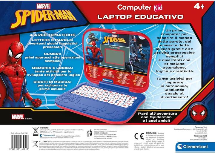 Productafbeelding Clementoni Spiderman laptop 4+