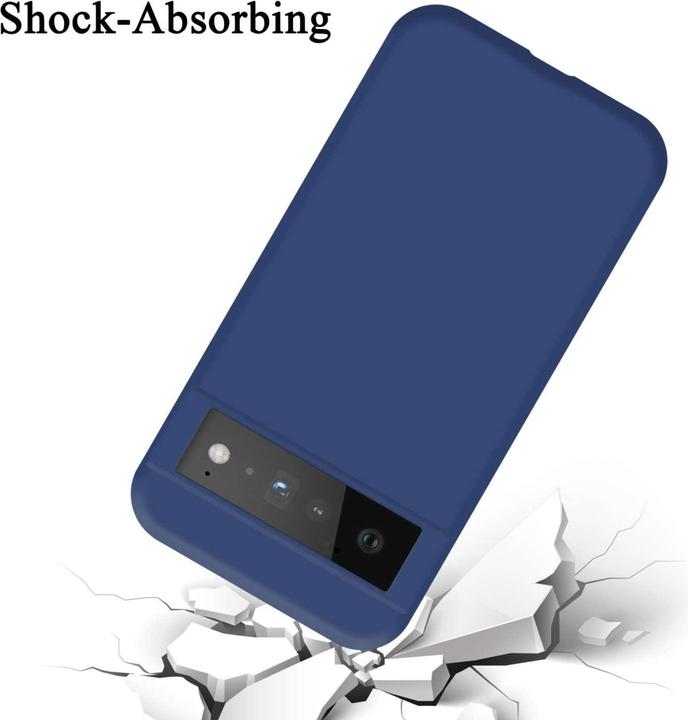 Actual product image Cadorabo Bumper Case for Google PIXEL 6 PRO TPU Liquid Silicone Cover for Google PIXEL 6 PRO (Google Pixel 6 Pro)