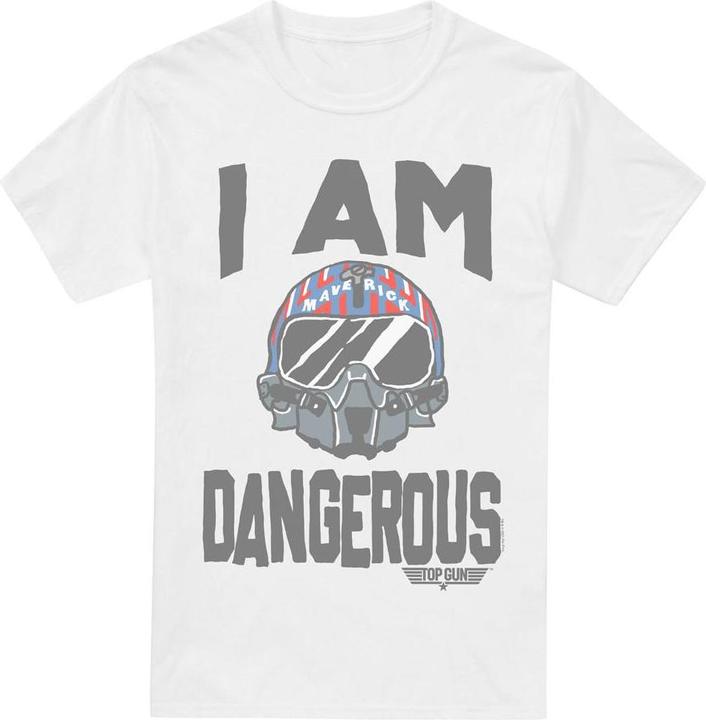 Actual product image Top Gun Mens I Am Dangerous T-Shirt (S)