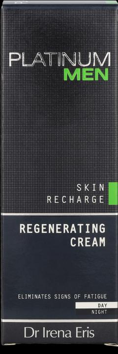 Actual product image Dr Irena Eris Platinium Men Regenerating Cream Regenerating Cream To Face On Day Even At Night (50 ml, 24h cream)