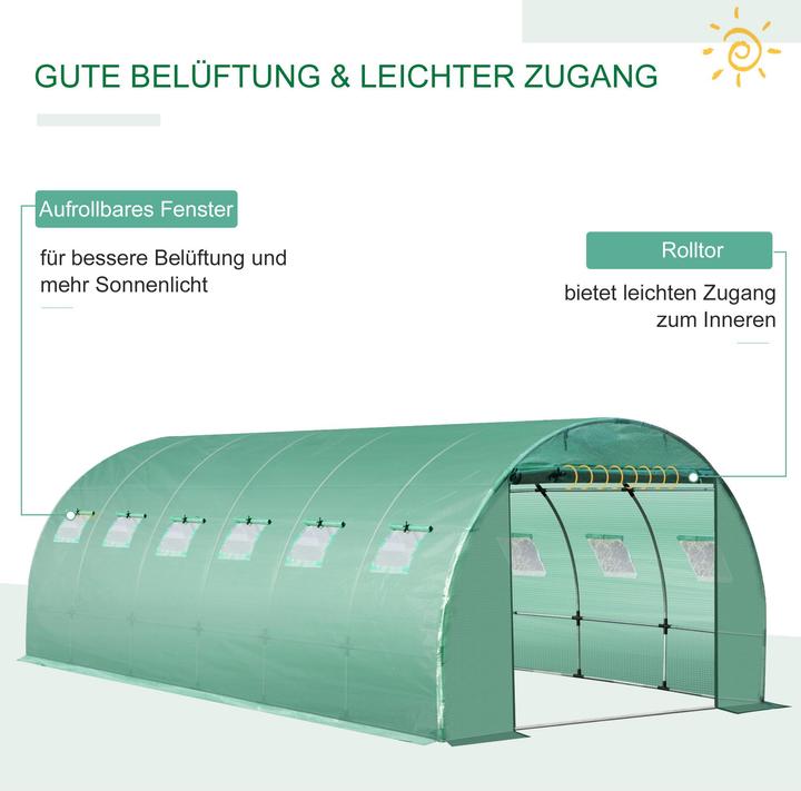 Actual product image Outsunny Cover for foil greenhouse