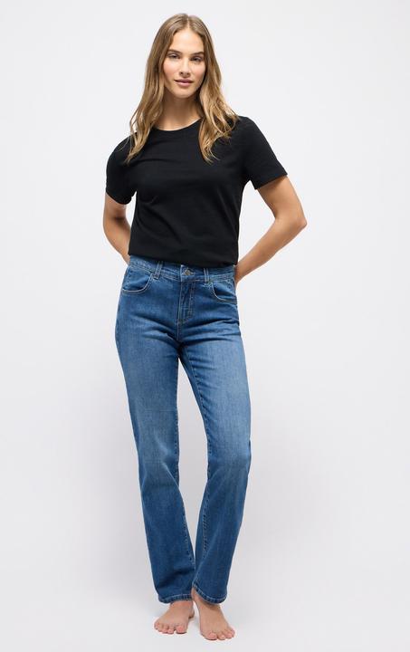 Actual product image Angels Dolly Jeans Sportiv Denim Straight Fit Mid Blue Used (W26/L30)