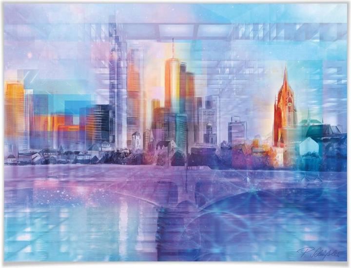 Produktbild Trenddeko Frankfurt am Main farbig (150 x 120 cm)