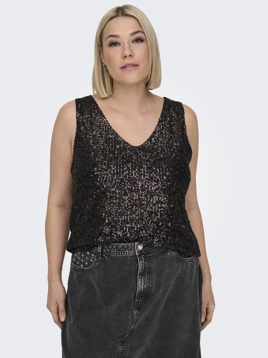 Produktbild Only Normal geschnitten V-Ausschnitt Curve Top Top (M)