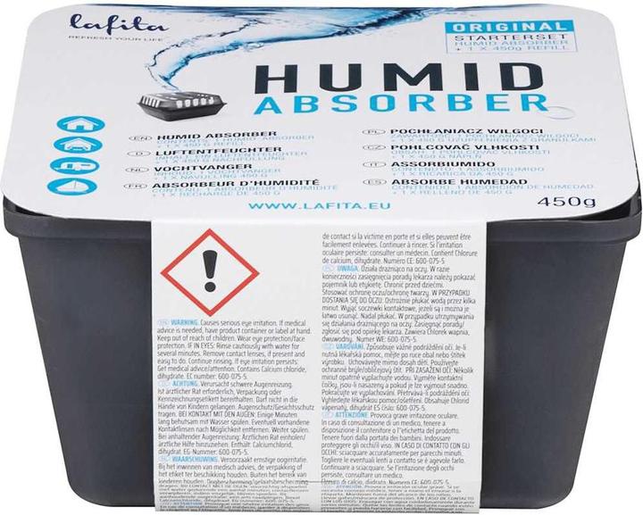 Actual product image VidaXL Room dehumidifier with refill bags 4 pcs. 450 g moisture absorber