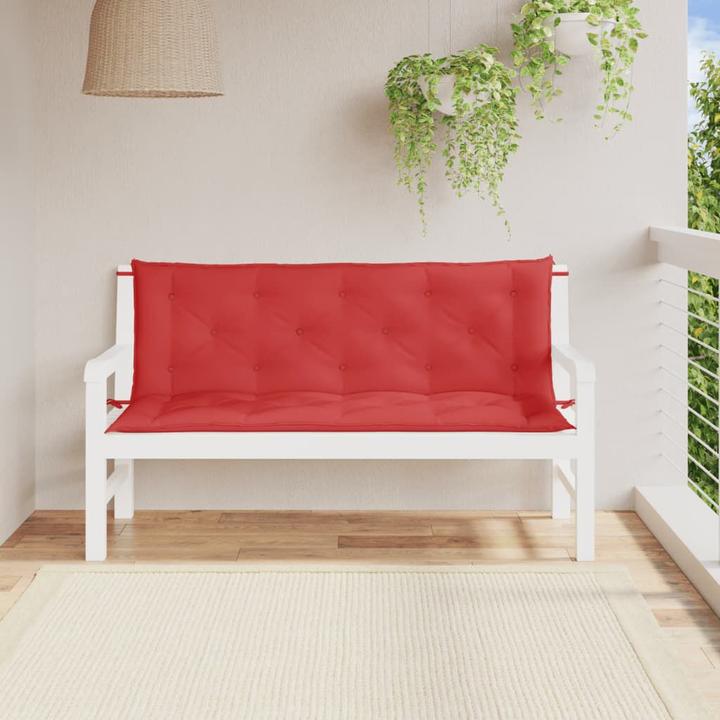 Immagine prodotto VidaXL Cuscini per panca da giardino 2 pezzi. Tessuto O x Ford (150 x 50 x 7 cm)