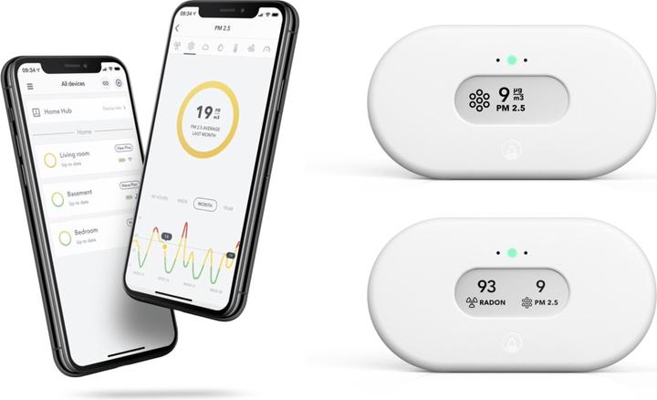 Airthings 1 x View Plus & 1 x View Pollution