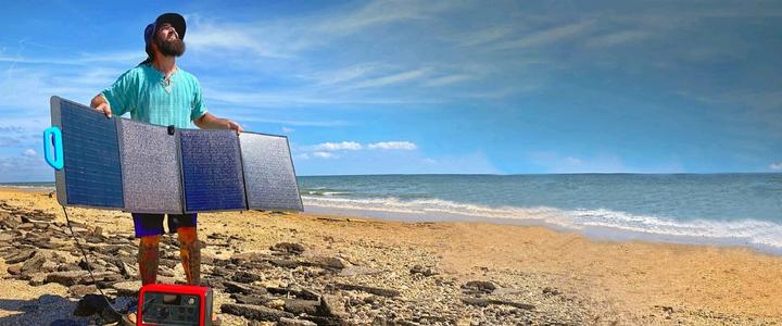 Image du produit Bluetti PV120 Panneau solaire pliable 120 Watt (120 W, 5.70 kg)