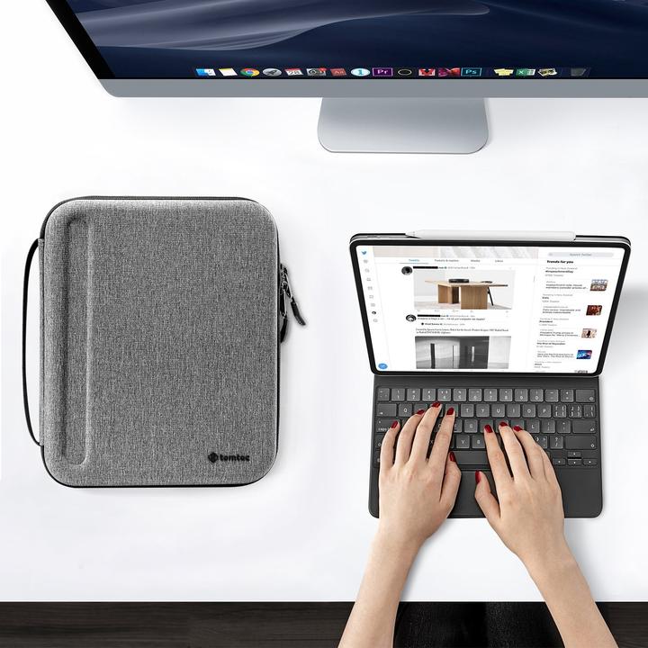Immagine prodotto tomtoc Custodia per tablet A06 (12.9") (iPad Pro 12.9 2020 (4. Gen), Microsoft Surface Pro X, XPS 13)