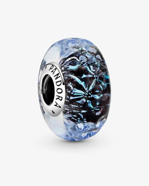 Produktbild Pandora Muranoglas Wavy Dark Blue Ocean (Sterlingsilber)