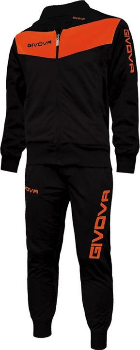 Produktbild Givova Tuta Visa Fluo Trainingsanzug Schwarz-Orange TR018F 1028 S (S)