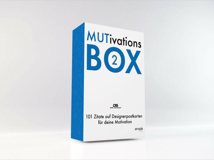 Immagine prodotto MUTivationsbox 2 - 101 Zitate im Postkartenformat (Tedesco, Dirk Schmidt, 2020)