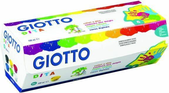 Immagine prodotto Giotto Colori a dito (Multicolore, 100 ml)