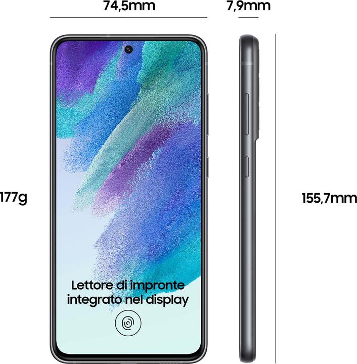 Productafbeelding Samsung Galaxy S21 FE 5G (128 GB, Grafiet, 6.40", Dubbele SIM, 12 Mpx, 5G)