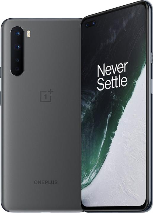 OnePlus Nord (12GB) (256 Go, Frêne gris, 6.44", Double SIM, 48 Mpx, 5G)