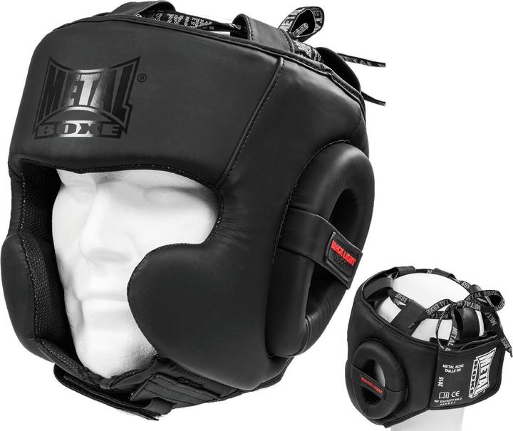 Image du produit MetalBoxe Casque de Boxe Semi Integral Black Light (Taille unique)
