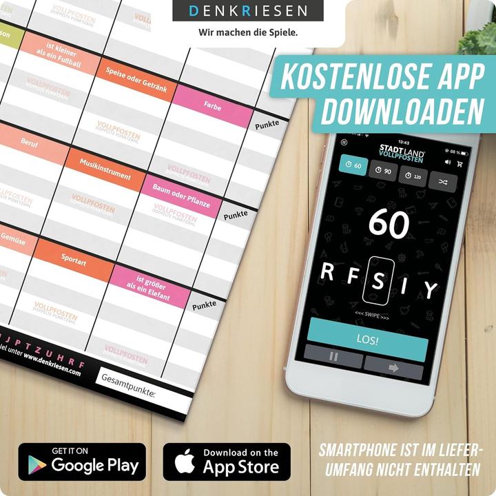 Actual product image Denkriesen Stadt Land Vollpfosten - Every Point Counts (German)