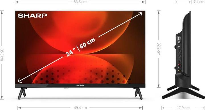 Produktbild Sharp 24FH2EA (24", LED, HD ready, 2023)