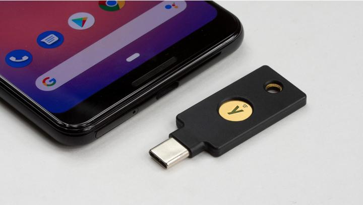Actual product image Yubico YubiKey 5C NFC