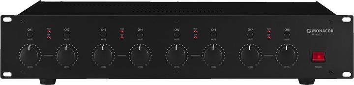 Actual product image Monacor PA-1850D ELA amplifier 50 W 8-channel (Amplifier)
