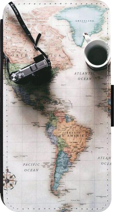 Image du produit PhoneLook Coque Wallet noir Travel 01 (Apple iPhone 13 Pro)
