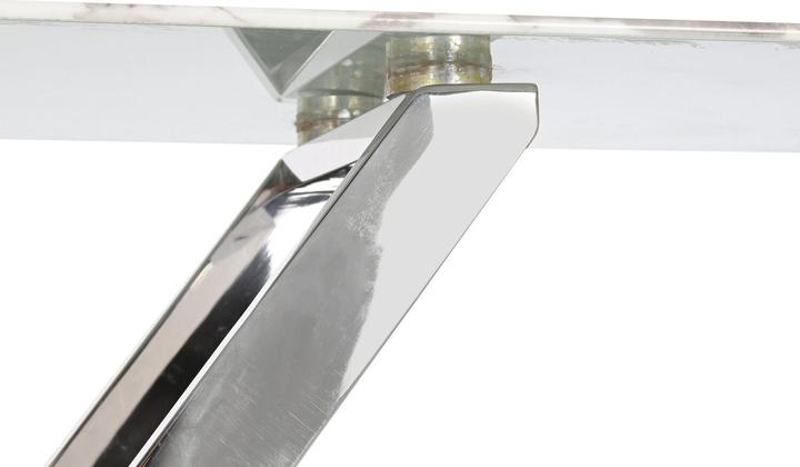 Actual product image DKD Home Decor Console White Grey Silver Crystal Steel 120 x 40 x 75 cm (120 x 40 x 75 cm)