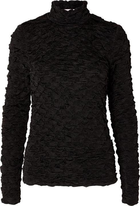 Selected Femme Texturierter Rollkragenpullover