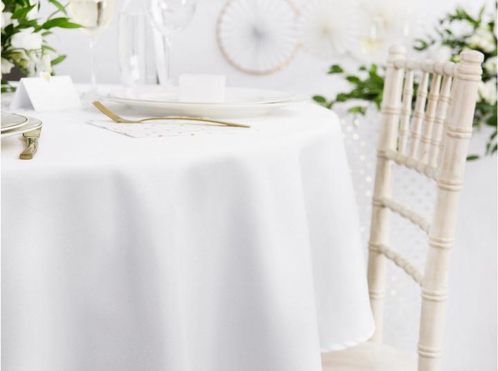 Produktbild Partydeco Tablecloth, white, 300cm (1 pkt / 1 pc.) (30 x 30 cm)